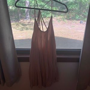 Pink loose fitting dress